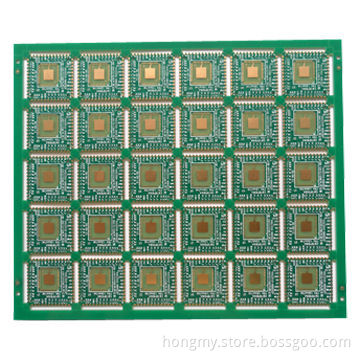 Double-sided PCB with FR4 Material, Immersion Gold, 1oz Copper and 1.6mm Finished Board Thickness